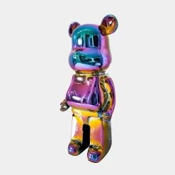 Aero Bear 50cm Dynamic Colour Resin Indoor Sculpture
