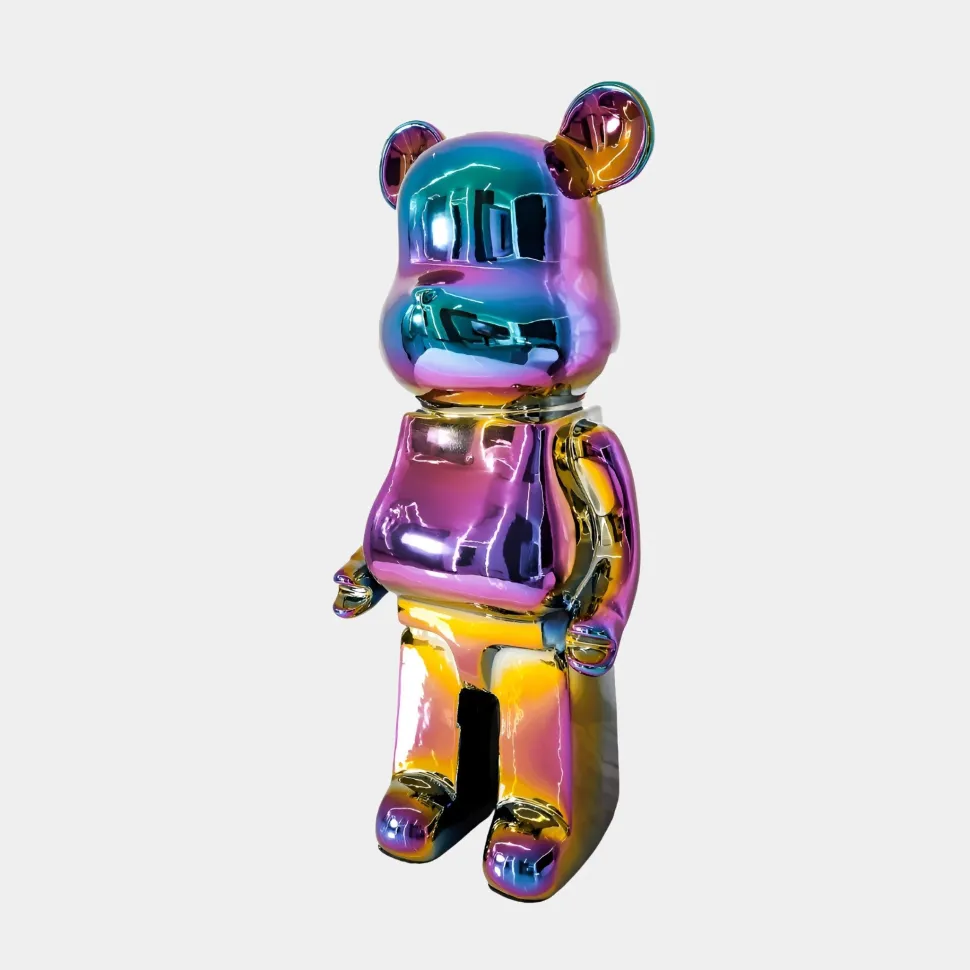 Aero Bear 50cm Dynamic Colour Resin Indoor Sculpture