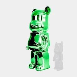 Aero Bear 135cm Green Resin Indoor Sculpture