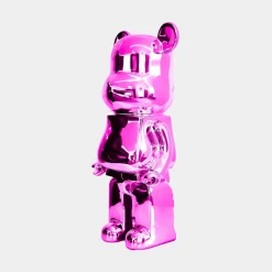 Aero Bear 50cm Pink Resin Indoor Sculpture