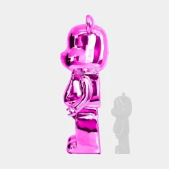 Aero Bear 135cm Pink Resin Indoor Sculpture