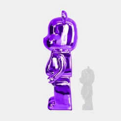 Aero Bear 135cm Purple Resin Indoor Sculpture
