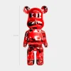 Aero Bear 50cm Red Resin Indoor Sculpture