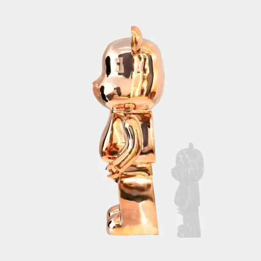 Aero Bear 135cm Rose Gold Resin Indoor Sculpture