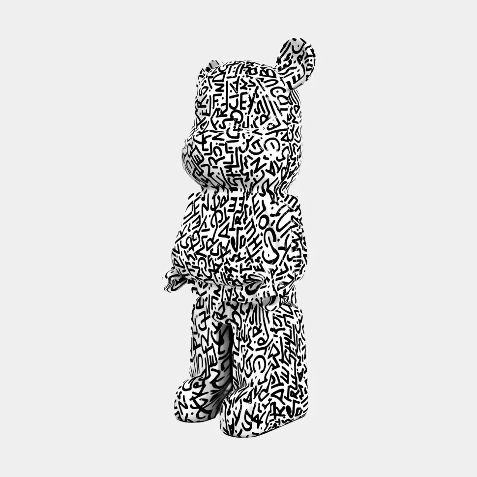 Aero Bear Doodle 50cm Resin Indoor Sculpture