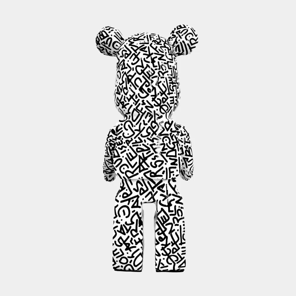 Aero Bear Doodle 50cm Resin Indoor Sculpture