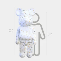 Aero Bear Frost 165cm Resin Indoor Sculpture