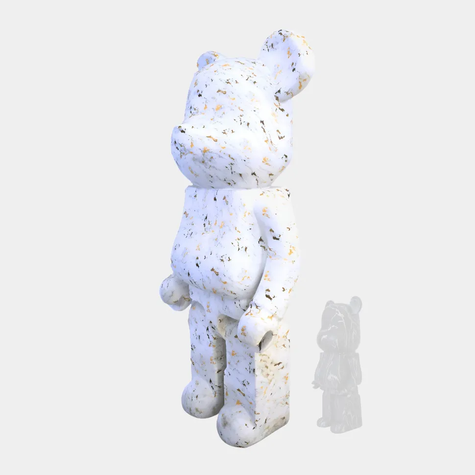 Aero Bear Frost 165cm Resin Indoor Sculpture