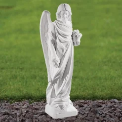 Angel 69cm Marble Resin Garden Statue