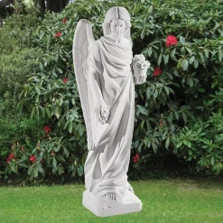 Angel 103cm Marble Resin Garden Statue
