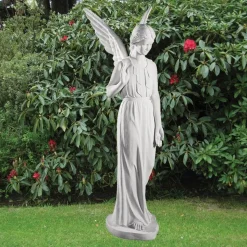 Angel 183cm Marble Resin Garden Statue