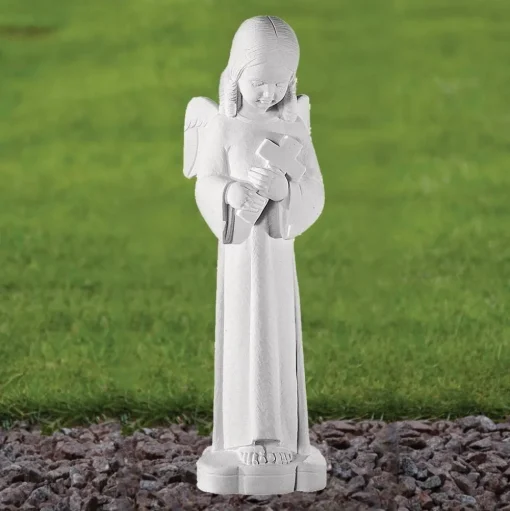 Angel 50cm Marble Resin Garden Statue