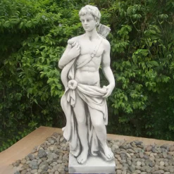 Apollo the Hunter 83cm Stone Resin Garden Statue