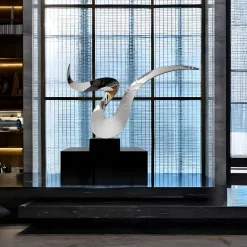 Astral Edge 76cm Gold Metal Indoor Sculpture