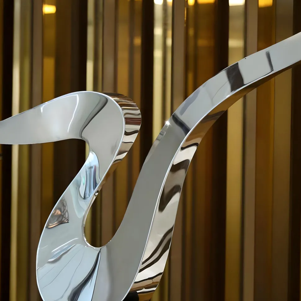 Astral Edge 48cm Gold Metal Indoor Sculpture