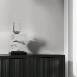 Astrolith 73cm Silver Metal Indoor Sculpture v2