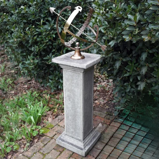 Athenian Armillary Stone Garden Sundial