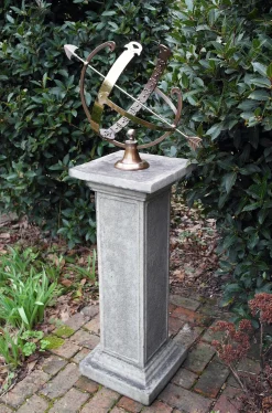 Athenian Armillary Stone Garden Sundial