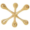 Atomic Bloom 16cm Gold Metal Indoor Sculpture