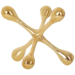 Atomic Bloom 16cm Gold Metal Indoor Sculpture