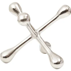 Atomic Bloom 14cm Silver Metal Indoor Sculpture