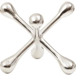 Atomic Bloom 14cm Silver Metal Indoor Sculpture