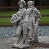Autumn Boy Stone Garden Statue