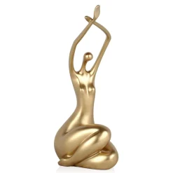 Awakened Grace 32cm Gold Resin Indoor Sculpture
