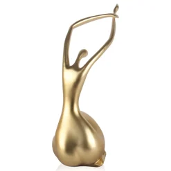 Awakened Grace 54cm Gold Resin Indoor Sculpture