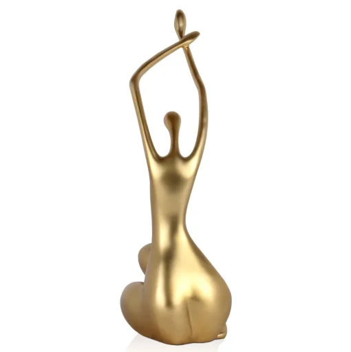 Awakened Grace 32cm Gold Resin Indoor Sculpture