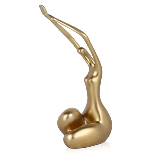 Awakened Grace 32cm Gold Resin Indoor Sculpture