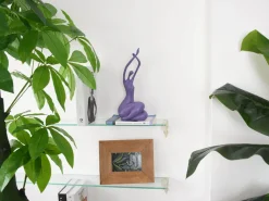 Awakened Grace 32cm Violet Resin Indoor Sculpture