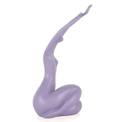 Awakened Grace 32cm Violet Resin Indoor Sculpture