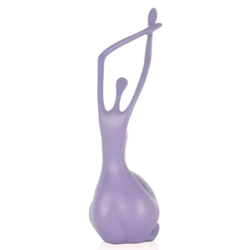 Awakened Grace 32cm Violet Resin Indoor Sculpture