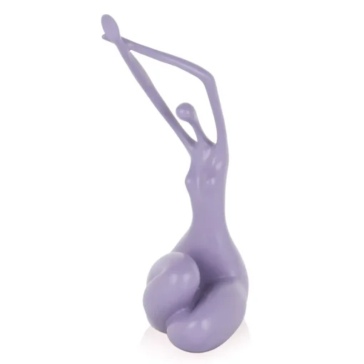 Awakened Grace 32cm Violet Resin Indoor Sculpture