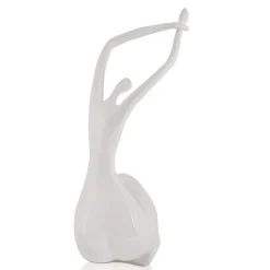 Awakened Grace 54cm White Resin Indoor Sculpture