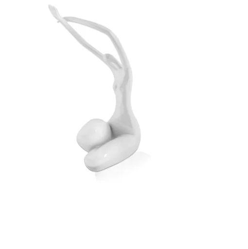 Awakened Grace 54cm White Resin Indoor Sculpture