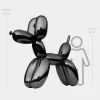 Balloon Dog 200cm Black Metal Garden Sculpture