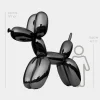 Balloon Dog 240cm Black Metal Garden Sculpture