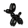 Balloon Dog 27cm Black Resin Indoor Sculpture