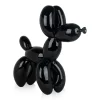 Balloon Dog 62cm Black Resin Indoor Sculpture