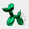 Balloon Dog 240cm Green Metal Garden Sculpture