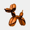 Balloon Dog 80cm Orange Fibreglass Indoor Sculpture