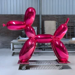 Balloon Dog 240cm Pink Fibreglass Indoor Sculpture