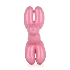 Balloon Dog 27cm Pink Resin Indoor Sculpture