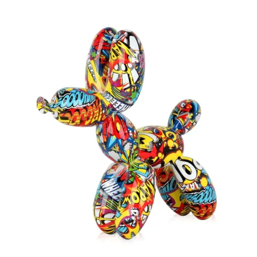 Balloon Dog 27cm Pop Art Resin Indoor Sculpture