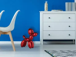 Balloon Dog 46cm Red Resin Indoor Sculpture