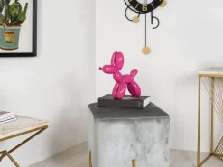 Balloon Dog 27cm Rosa Pink Resin Indoor Sculpture