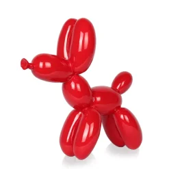 Balloon Dog 27cm Rosso Red Resin Indoor Sculpture