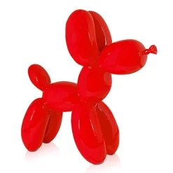 Balloon Dog 46cm Rosso Red Resin Indoor Sculpture